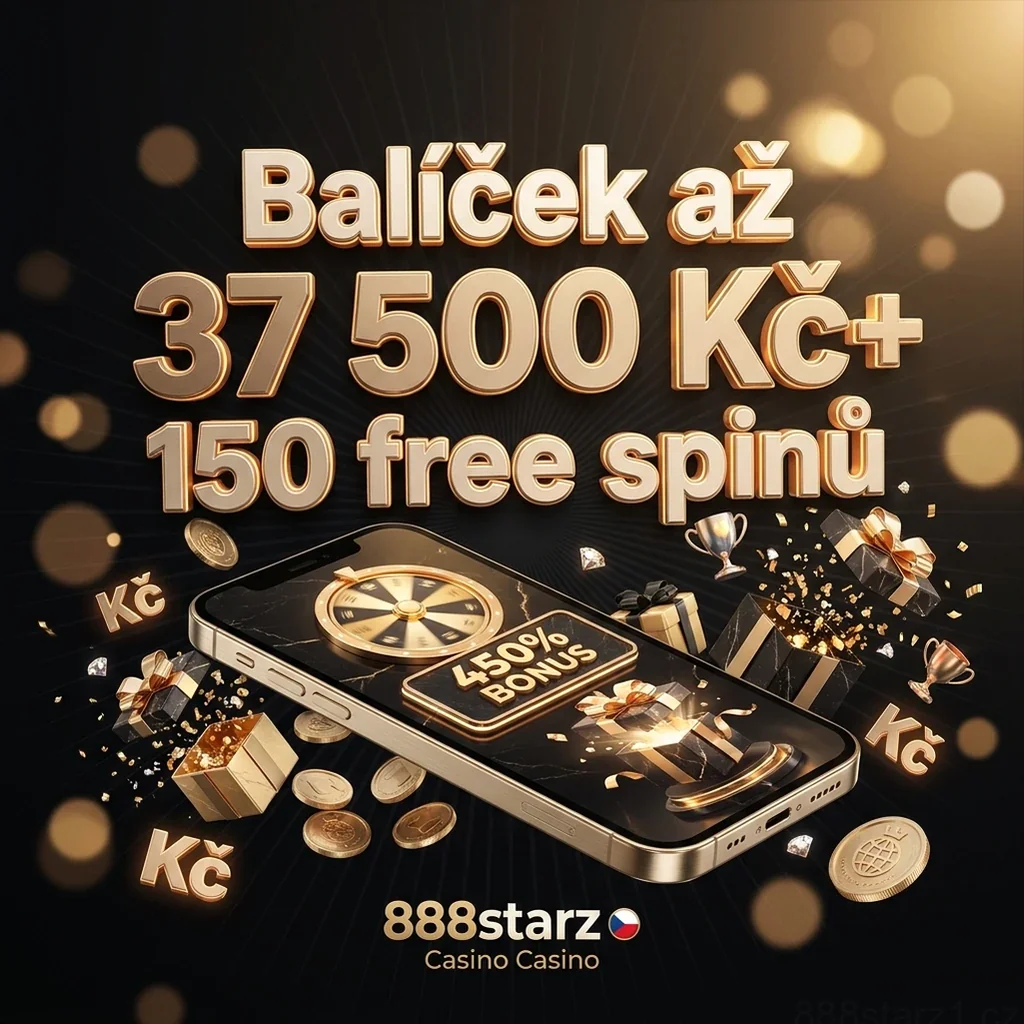 Balíček až 37 500 Kč+ 150 free spinů